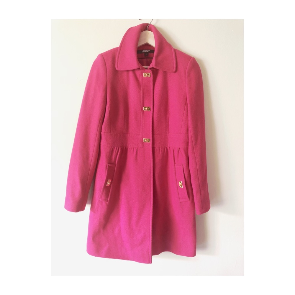 DKNY Pink Coat